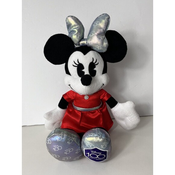 16" Disney Minnie Mouse Doll Plus Red Dress 100 Years Of Wonder - Picture 2 of 6